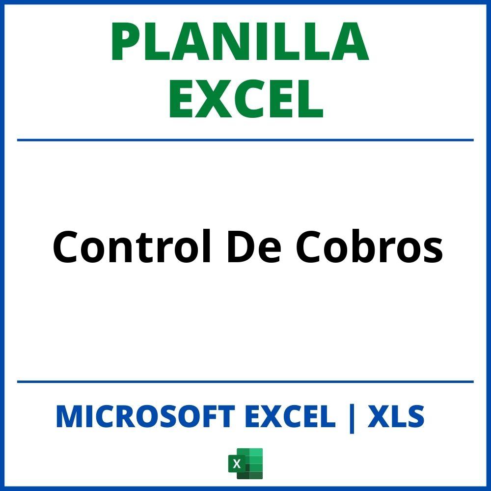 Planilla Excel Control De Cobros