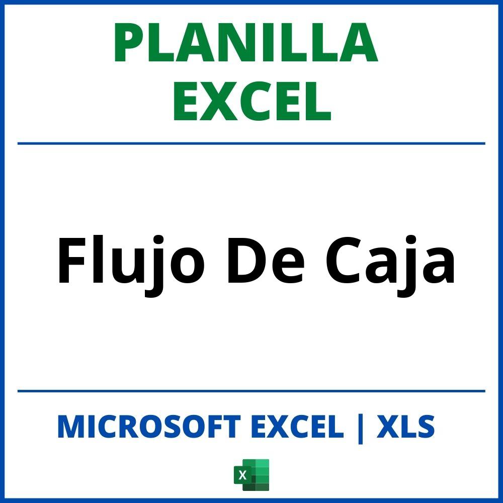 Planilla Excel De Flujo De Caja